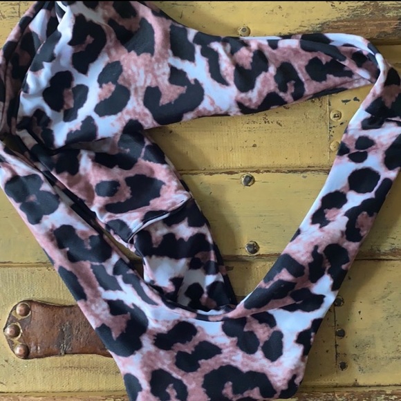 TAGLESS BODYCON LEOPARD PRINT HIGH LEG BRAZILIAN CHEEKY BIKINI BOTTOMS - Picture 5 of 5